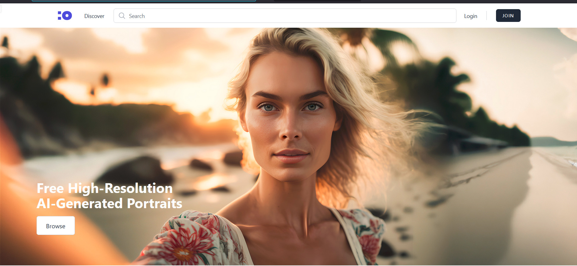 cgfaces,AI生成的免费高品质人像图片库